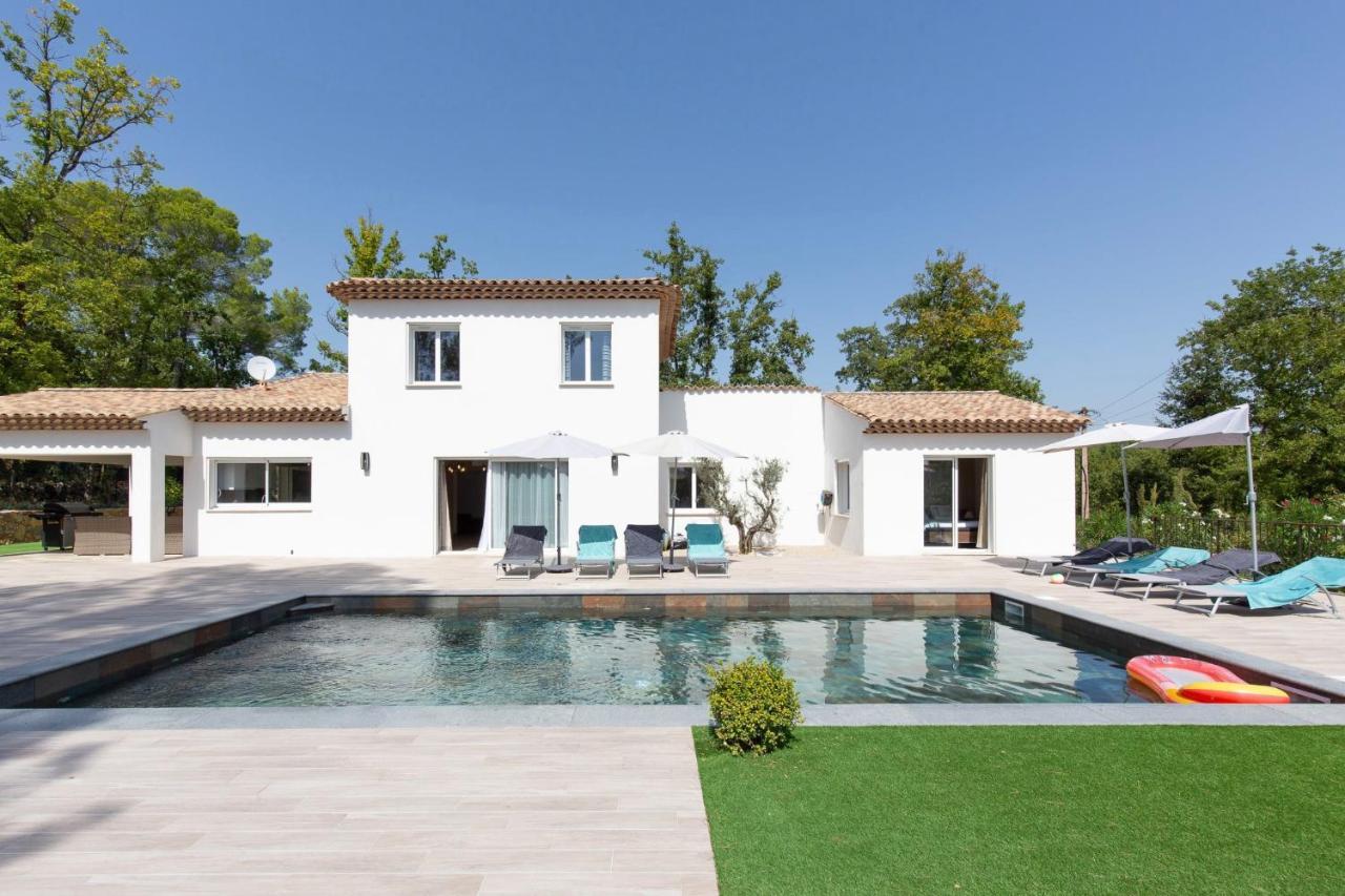 Superbe Villa Seillans La Grande Bastide Avec Piscine, Jardin, Climatisation Et Salle De Sport エクステリア 写真