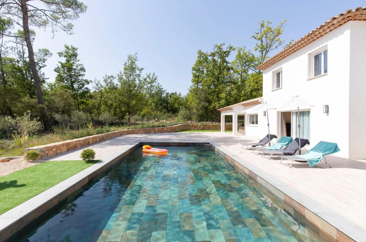 Superbe Villa Seillans La Grande Bastide Avec Piscine, Jardin, Climatisation Et Salle De Sport エクステリア 写真