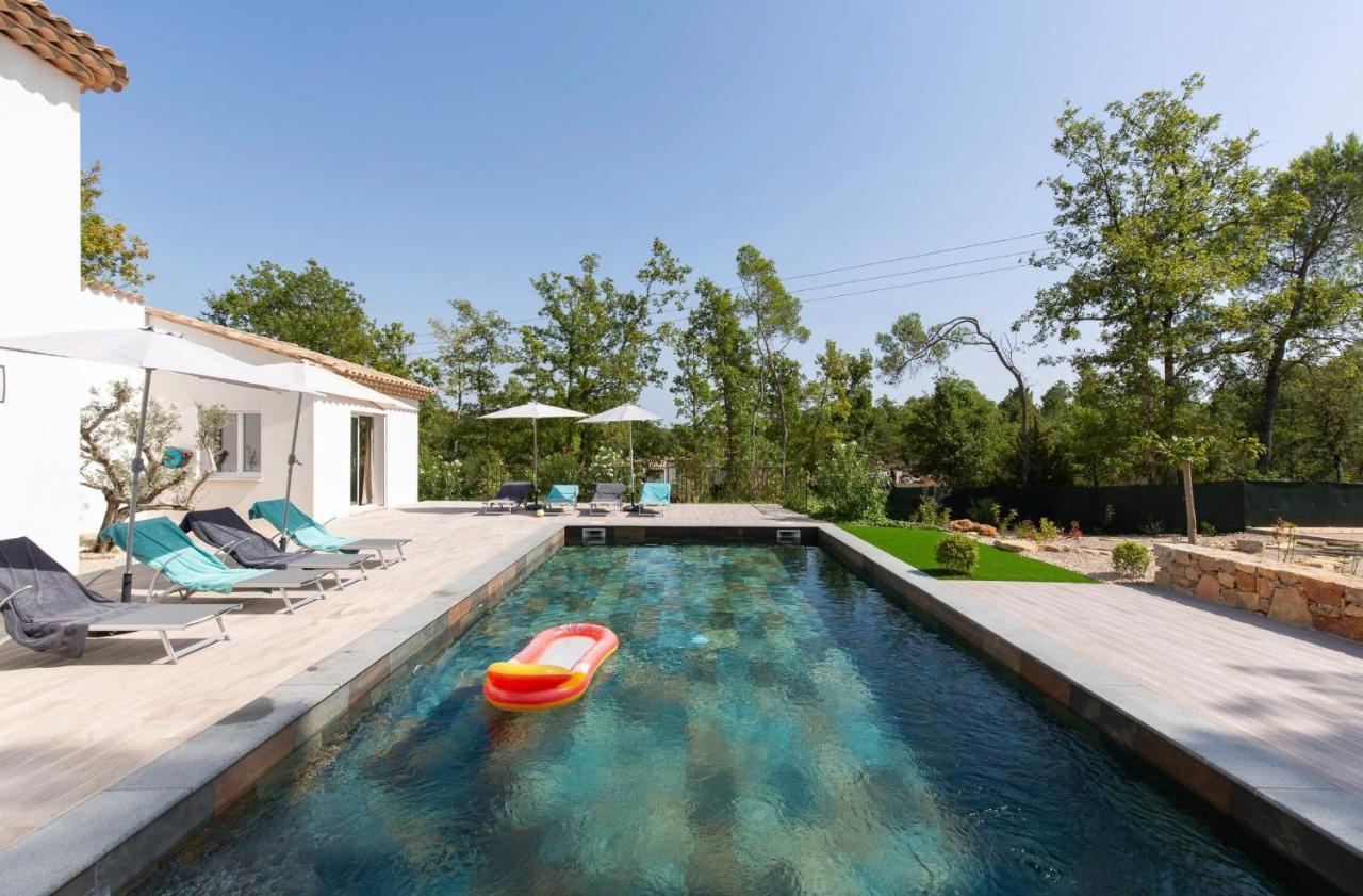 Superbe Villa Seillans La Grande Bastide Avec Piscine, Jardin, Climatisation Et Salle De Sport エクステリア 写真