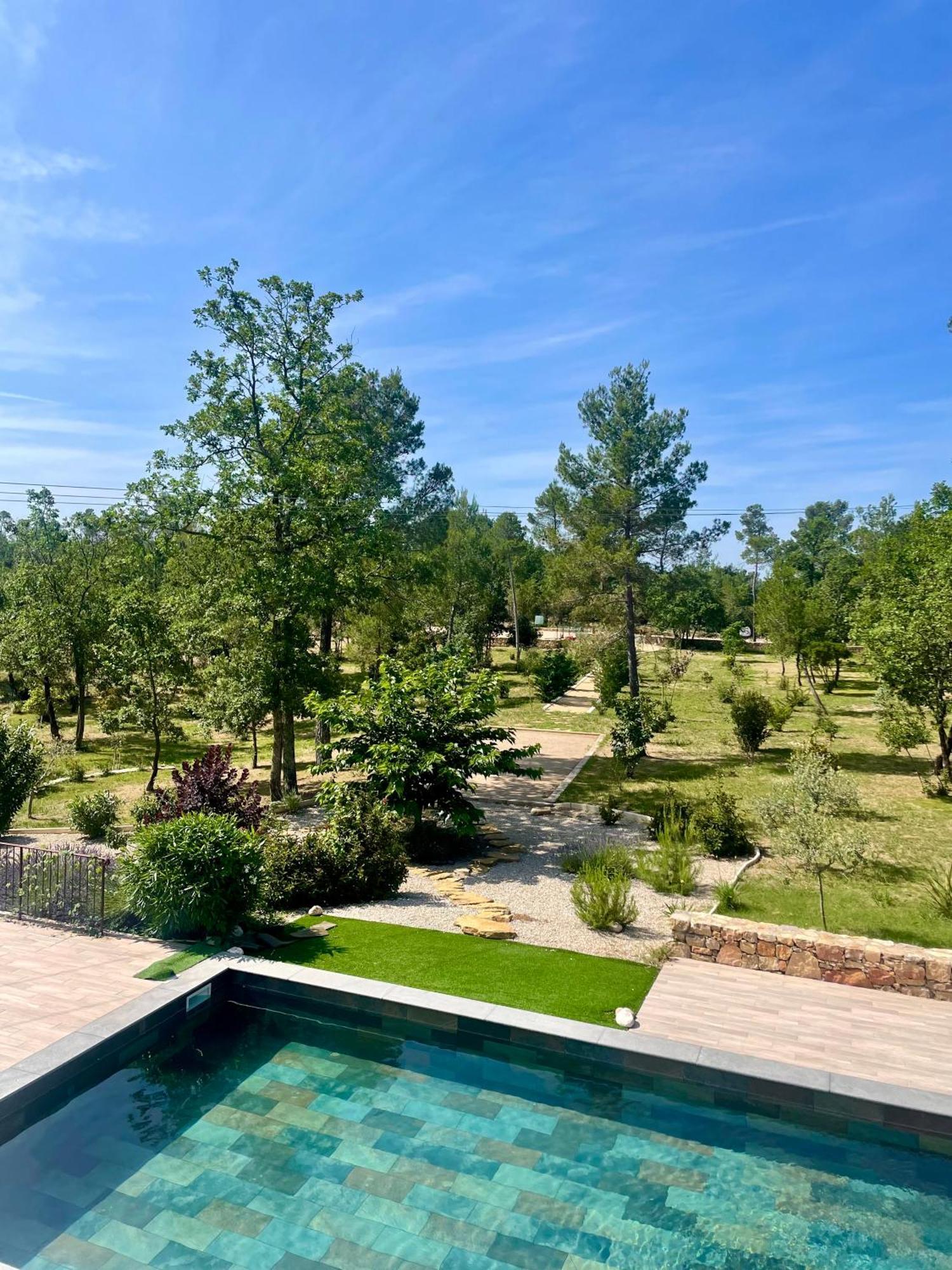 Superbe Villa Seillans La Grande Bastide Avec Piscine, Jardin, Climatisation Et Salle De Sport エクステリア 写真