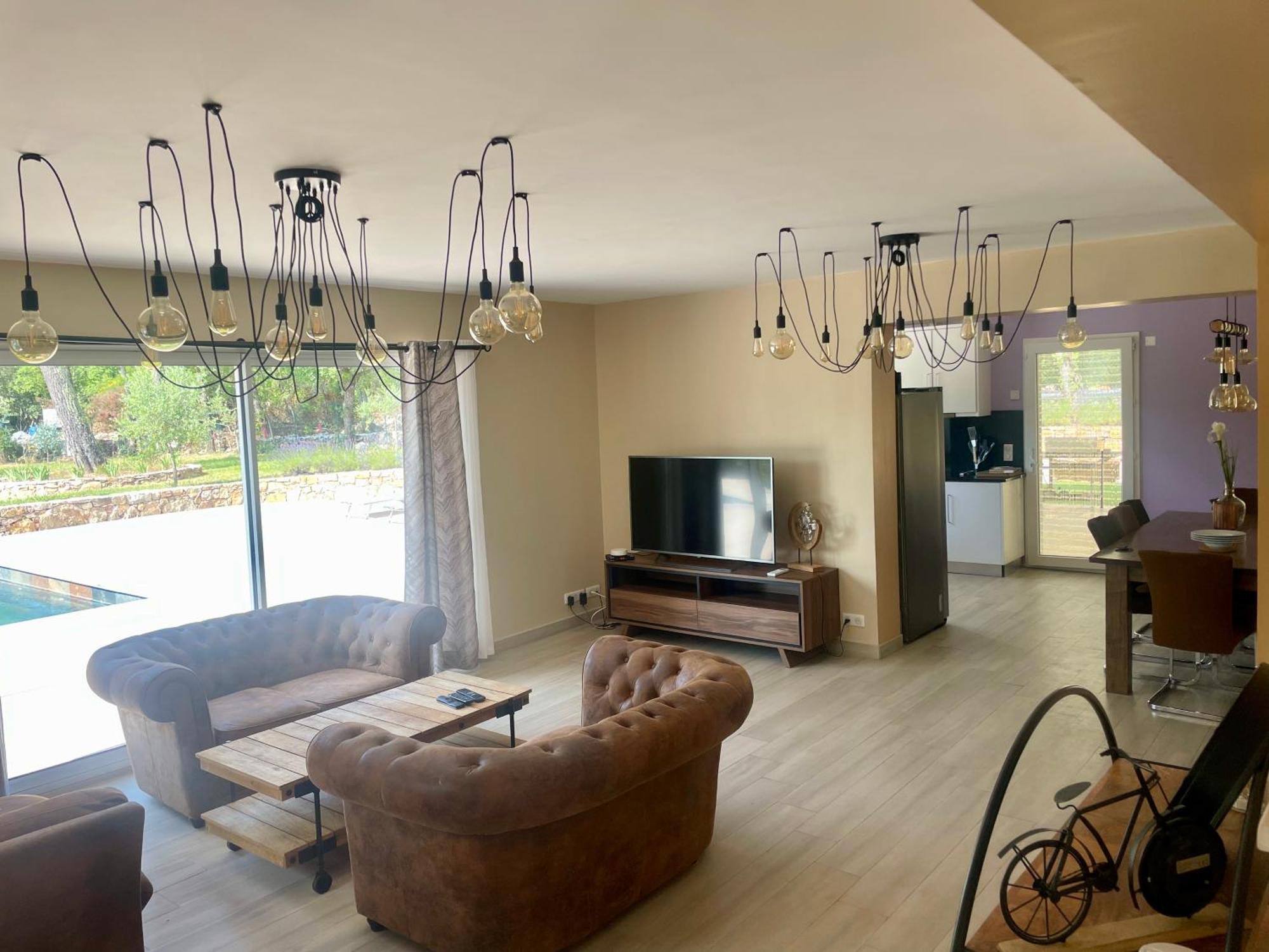 Superbe Villa Seillans La Grande Bastide Avec Piscine, Jardin, Climatisation Et Salle De Sport エクステリア 写真